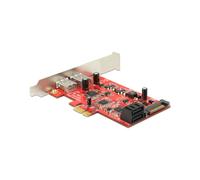 Delock - Stockage / contrôleur USB 3.0 - USB 3.0 / SATA 6Gb/s - profil bas - PCIe 2.0 x1