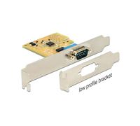 DeLOCK 89444 Carte PCIe 2.0 vers Série RS-232 1 Port, Chipset SUN2212, FIFO 128 octets, Taux de transfert 0.0001152 Gbit/s, Support Windows