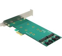 Delock 89473 PCI Expr Card Delock 2x M.2 Key B Slot +2x SATA III 7pin