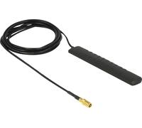 Delock 89497 DAB-Antenne Delock SMA 20dB 2.00m starr Klebemontage schwarz