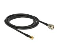 DeLOCK 89506 câble coaxial CFD200 2,5 m TNC SMA Noir