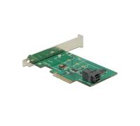 DeLOCK 89517 Carte Adaptateur Interne M.2 vers PCIe, Support SSD M.2 2230/2242/2260/2280 et U.2, Compatible Windows/Linux, Crochets et Drivers Inclus