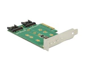 DeLOCK "89518 carte et adaptateur d''interfaces Interne M.2, SATA, Contrôleur"