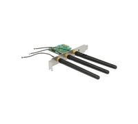 DeLOCK 89568 Carte d'Extension Interne PCI-E vers M.2 Key A/E pour Modules WLAN, Bluetooth, GNSS, 3G/HSPA/NFC, avec Interface USB et Câbles Inclus