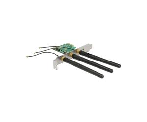 DeLOCK 89568 Carte d'Extension Interne PCI-E vers M.2 Key A/E pour Modules WLAN, Bluetooth, GNSS, 3G/HSPA/NFC, avec Interface USB et Câbles Inclus
