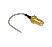 DeLOCK 89600 : Câble Coaxial 94.8m, Connecteur SMA Mâle, Extrémité dénudée étamée (open end tinned), 50 Ohm, Diamètre externe 1.37mm