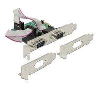 PCI Express Card > 2 x Serial RS-232 High Speed 921K with Voltage supply - Adaptateur série - PCIe 2.0 - RS-232 x 2