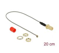 Delock 89831 Câble Coaxial 0,2 M Rp-sma Gris