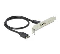 DeLOCK 89936 câble USB 0,5 m USB 3.2 Gen 2 (3.1 Gen 2) USB A USB C Noir