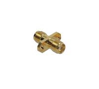 DeLOCK 89980 Adaptateur d'antenne SMA Or, Montage à Vis, 16mm x 17.3mm, Température Opérationnelle -10°C à 50°C