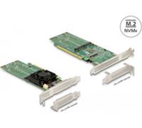 Delock 90078 - PCIe - M.2 - Vert - Actif - 1 ventilateur - 32 Gbit/s