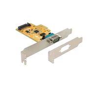 DeLOCK 90293 - Carte PCIe RS-232 Interne - Profil Bas - Chipset SUN2212 - FIFO 128 o - Support Windows/Linux/Server - Alimentation 5V/12V
