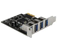 DeLock Carte PCIe 90304 USB 3.2 Gen 1 (3.1 Gen 1) - 4 ports externes Type A