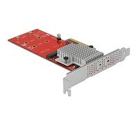 DELOCK 90305 - Carte PCIe x8 vers 2x NVMe M.2 Key M LP LP