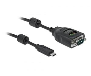 DeLOCK 90414 câble Série Noir 2 m USB Type-C RS-232 DB9