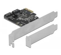 DeLock Carte PCI Express 2 ports SATA Adaptateur