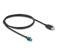 DeLOCK 90563 câble coaxial 1 m HSD Z USB A Noir