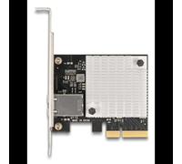 DeLOCK 90758 Carte Réseau Interne 10 Gigabit Ethernet PCIe 3.0 RJ-45, Support Jumbo Frames 16000, Compatible Windows 10/11