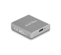 DeLOCK 91006 Lecteur Carte Mémoire SD Express USB Type-C 10 Gbps SD/SDHC/SDXC UHS-I/UHS-II Boîtier Aluminium 41x45x9mm Gris
