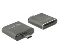 DeLOCK 91498 lecteur de carte mémoire USB 3.2 Gen 1 (3.1 Gen 1) Type-C Noir