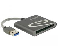 DeLOCK 91525 lecteur de carte mémoire USB 3.2 Gen 1 (3.1 Gen 1) Gris