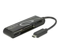 DeLOCK 91739 lecteur de carte mémoire USB 2.0 Noir
