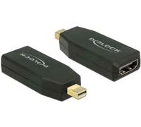 DeLOCK Adap.Mini Displayp>HDMI Bu 4K bk Actif Mini DP 1.2 - HDMI femelle 4 K - DeLOCK 65581 - (Accessoires PC / Câbles / Adaptateurs)