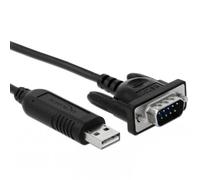 DeLock Adaptateur USB 2.0 Type-A vers série RS-232 DB9 1 port