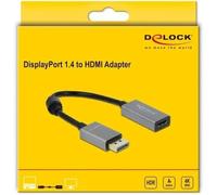 DeLOCK Adaptateur Actif DisplayPort 1.4 vers HDMI 4K 60 Hz (HDR)