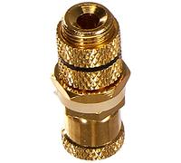 Delock Adaptateur Audio borne vers borne de borne à encastrer, Bague de Couleur Noire