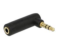 DeLock Adaptateur audio jack 3,5 mm 3 broches mâle vers femelle coudé