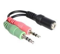 Delock - Adaptateur audio - mini-phone stereo 3.5 mm femelle pour mini-phone stereo 3.5 mm mâle - 12 cm G