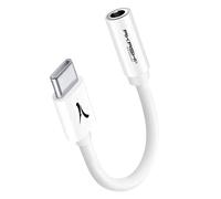 DeLock Adaptateur audio USB Type-C mâle vers jack 3,5 mm femelle - Blanc