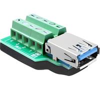 DELOCK Adaptateur bloc terminal 10 broches -> USB3.0 femelle