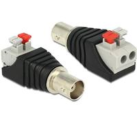DELOCK Adaptateur bloc terminal 2 broches -> BNC femelle