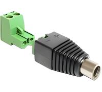 DELOCK Adaptateur bloc terminal 2 broches -> DC 2,1 x 5,5mm Bu 2-