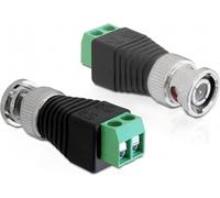 DELOCK Adaptateur bloc terminal 2Pin -> BNC connector