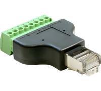 DELOCK Adaptateur bloc terminal 8 broches -> RJ45 mâle