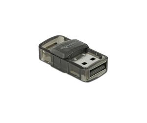 DeLOCK Adaptateur Bluetooth 4.0 USB 2.0 (Type-A / Type-C) 3 Mbit/s, portée 10m, pour PC/portable - Compatible Windows 10/8.1 - 61002