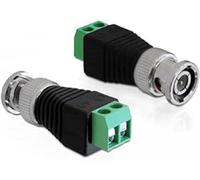 adaptateur bnc prise mâle > terminalblock 2 pin - 65323