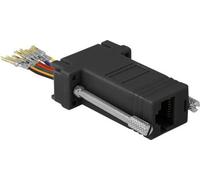 Delock Adaptateur D-Sub 9 Pin femelle vers RJ45 femelle kit de montage noir (66165)