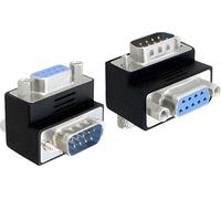 DELOCK Adaptateur D-Sub9 -> D-Sub9 mâle/femelle angle 90