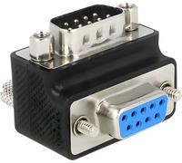 DELOCK Adaptateur D-Sub9 -> D-Sub9 St/Bu 90° vis interchangeables