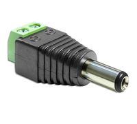 DeLOCK adaptateur DC 2,1 x 5,5 mm prise mâle - > Terminalblock 2 Pin 65396