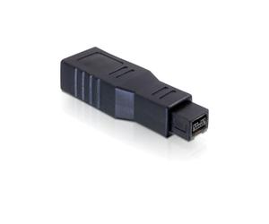 DeLOCK Adaptateur de Câble 65154 Noir - Changeur de Genre FireWire 9pin vers FireWire 6pin - Type Adaptateur de Câble - Origine Chine