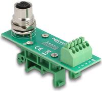 DELOCK Adaptateur de module de transfert M12 4 broches A-codé femelle