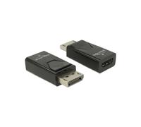 DeLOCK Adaptateur DisplayPort 1.2 mâle vers HDMI femelle 4K UHD (3840x2160) 30Hz, chipset Parade PS8402A, connecteurs plaqués or, noir