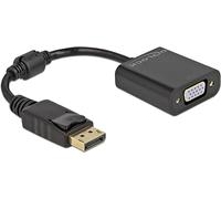DELOCK 61006 - Adaptateur DisplayPort 1.2 mâle vers VGA femelle passif noir
