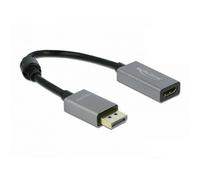 DELOCK Adaptateur DisplayPort 1.4 > HDMI 4K 60Hz (HDR) actif