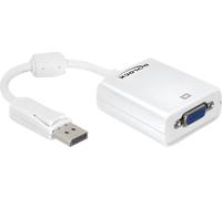 DELOCK Adaptateur Displayport DP -> D-Sub15 mâle/femelle blanc